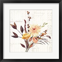 Framed Wild Floral 1 Fall