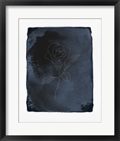 Blue Floral 4 Framed Print