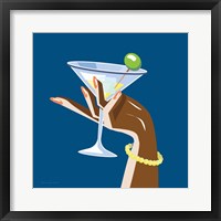 Cocktail Time I Sq Framed Print