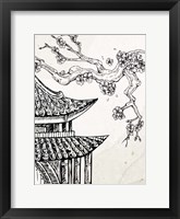 Pagoda Cherry Blossom 1 Framed Print