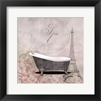 Framed Floral Bath 1