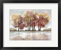 Framed Lakeside Forest