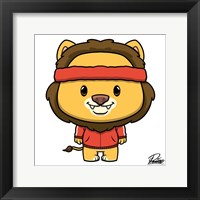 Framed Lucas Lion