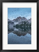 Framed Baron Lake Monte Verita Peak Sawtooth Mountains I