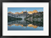 Framed Alice Lake Sawtooh Mountains Idaho