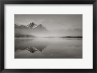 Framed Stanley Lake Idaho BW