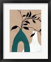 Framed Slender Stems I Blue