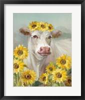 Framed Cow in a Crown II