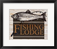Fishing Lodge V2 Framed Print