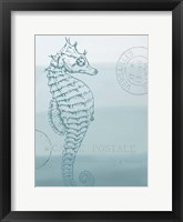 Seaside Card 3 V2 Framed Print