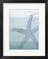 Seaside Card 4 V2 Framed Print