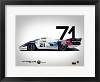 Framed 1971 Porsche 917 Martini Rossi