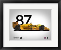 Framed 1987 Lotus 99T