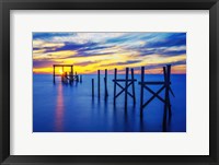 Framed Lake Pontchartrain Light Show