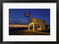 Framed Sunset at Lucille's Service Station