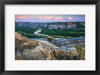 Framed Sunset Over the Little Missouri