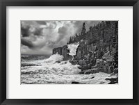 Framed Noreaster at Otter Cliff