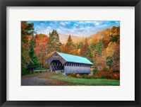 Framed Autumn at Bennet Bean Bridge