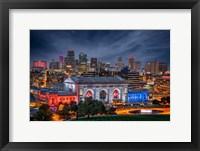 Framed Kansas City at Night