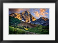 Framed Capitol Peak at Dusk