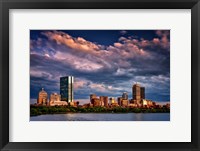 Framed Boston at Dusk