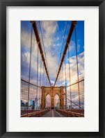 Framed Spring Evening on the Brooklyn Bridge