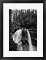 Framed Rick Berk-Nooksack Falls B&W.tif