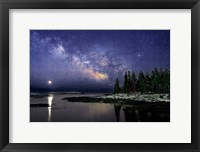 Framed Milky Way Over the Sheepscot River