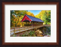 Framed Autumn in Flume Gorge