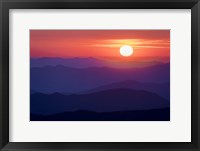 Framed Appalachian Sunset