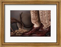 Framed Cowboy Boots XI