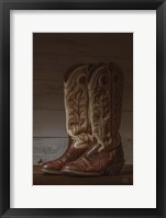 Framed Cowboy Boots VIII