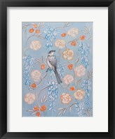 Framed Heirloom Chinoiserie Bird I