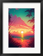 Framed Sunset B6