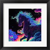 Framed Clouded Horse 2
