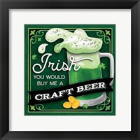 Framed Irish Craft Beer