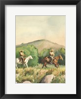 Framed Cowboy Friends I