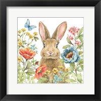 Framed Garden Bunnies II