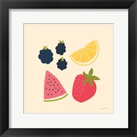 Framed Summer Fruits I