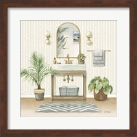 Framed Serene Bath I