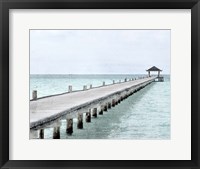 Framed White Pier