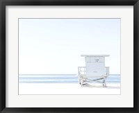 Framed Beach Hut  Coastal 1