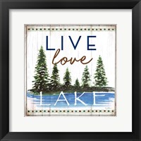 Framed Live, Love, Lake