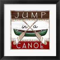 Framed Jump in a Canoe