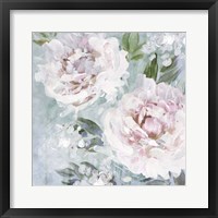 Whispering Peonies II Framed Print