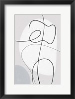 Curvy Lines II Framed Print