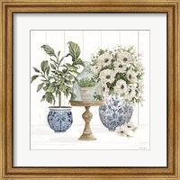 Framed Chinoiserie Florals I