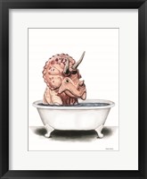 Framed Dino Bath I