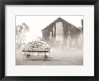 Framed Country Flower Wagon