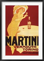 Framed Martini Rossi - Torino